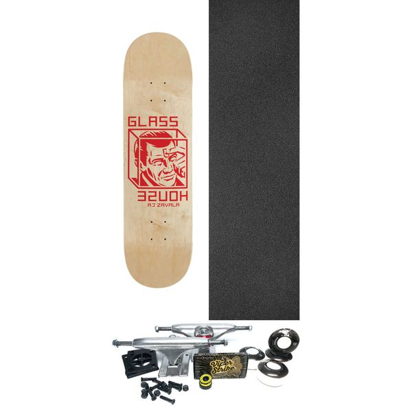 Glass House Skateboards AJ Zavala House Arrest Skateboard Deck - 8.37" x 32" - Complete Skateboard Bundle